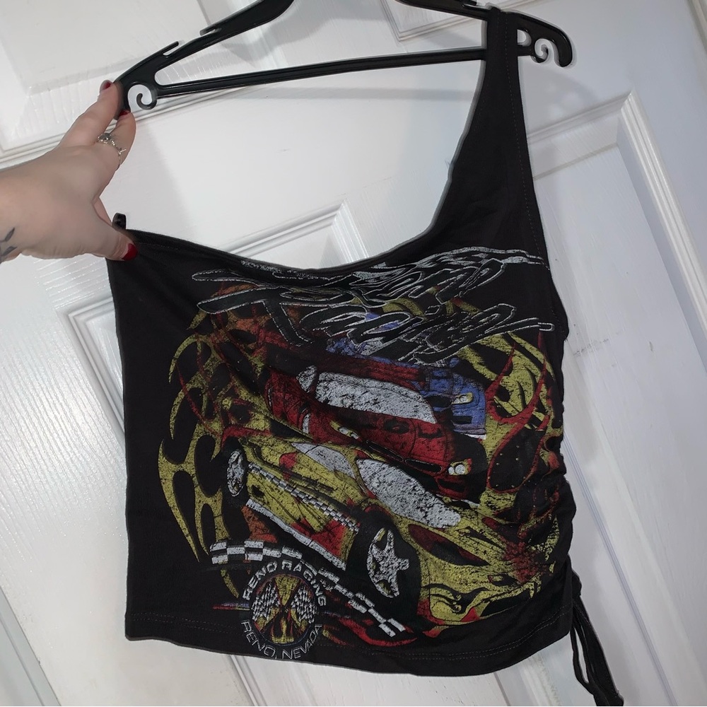 One shoulder tshirt style top